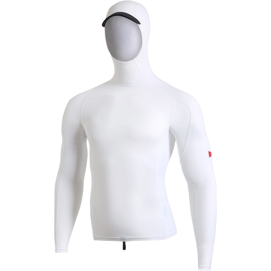 2026 Florence Marine X Männer Langärmelige Lycra-Weste Mit Kapuze FMSS00030 - White